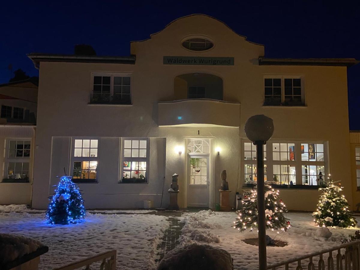 Waldwerk Wurlgrund Lychen Aparthotel ภายนอก รูปภาพ